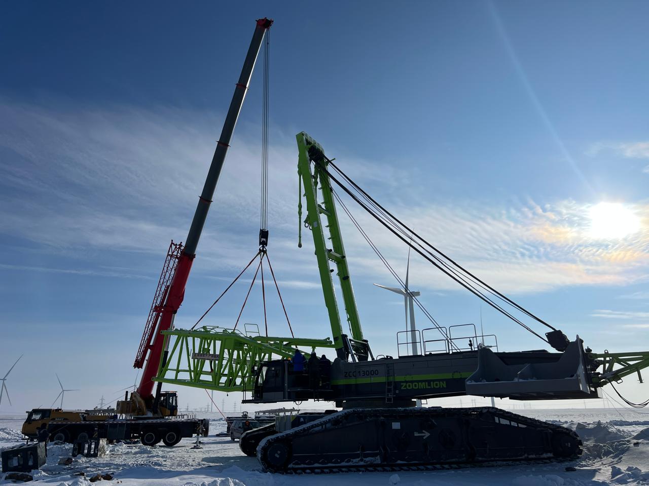 Автокран SANY XCMG 230-450 тонн аренда Казахстан вылет стрелы 120 метров