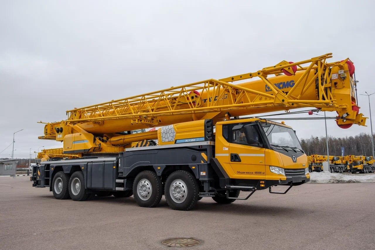 Автокран XCMG XCT80 80 тонн аренда Казахстан